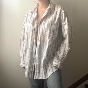 Arrow Bradstreet pinstripe button up shirt